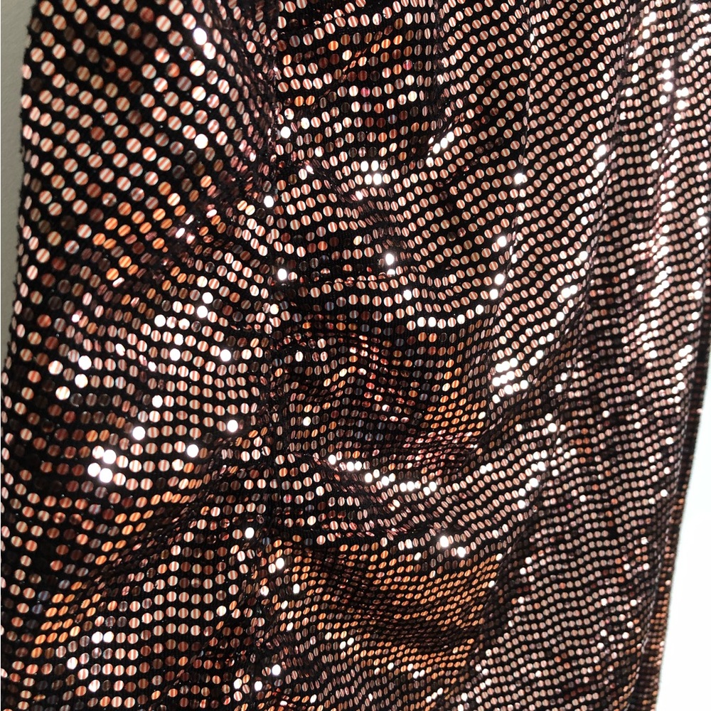 Sequin Bronze Skirt - Picture 2 of 9
